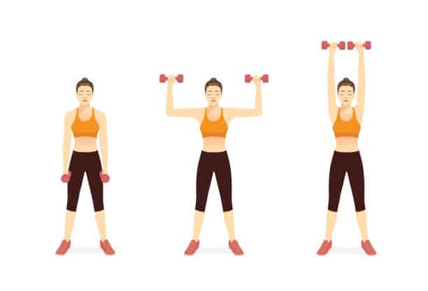 Sport Women doing Fitness